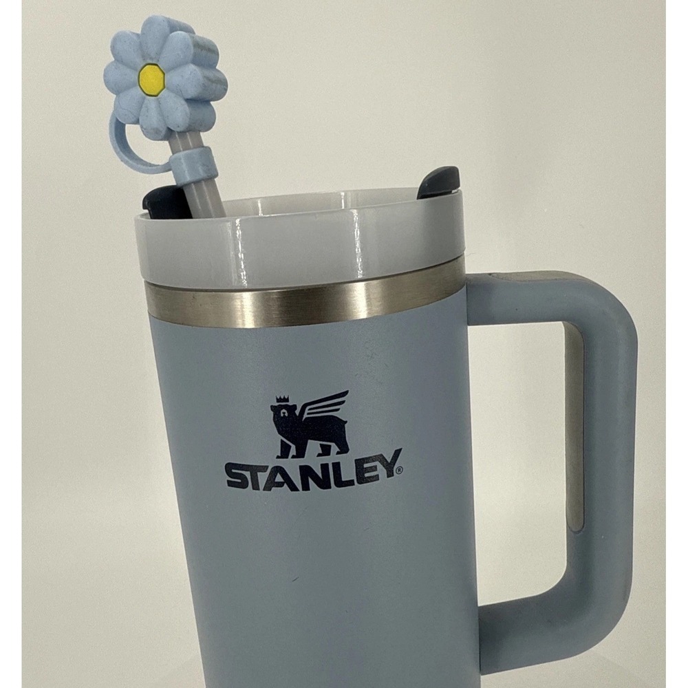 Stanley Quencher‎ H2.0 FlowState Tumbler 30oz Light Blue w/ Handle & Straw
